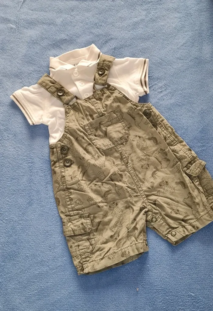 Salopette - Polo - PLUS - 3 mois