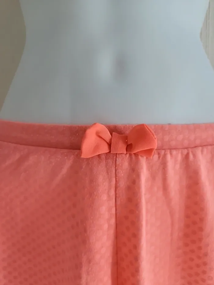 Short de pyjama Undiz corail avec dentelle taille S - photo numéro 4