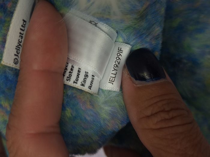 Peluche lapin bashful Azure 25 ans de Jellycat Collector taille médium - photo numéro 8