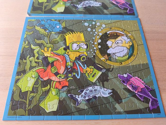 Puzzle Simpsons avec poster. - photo numéro 2