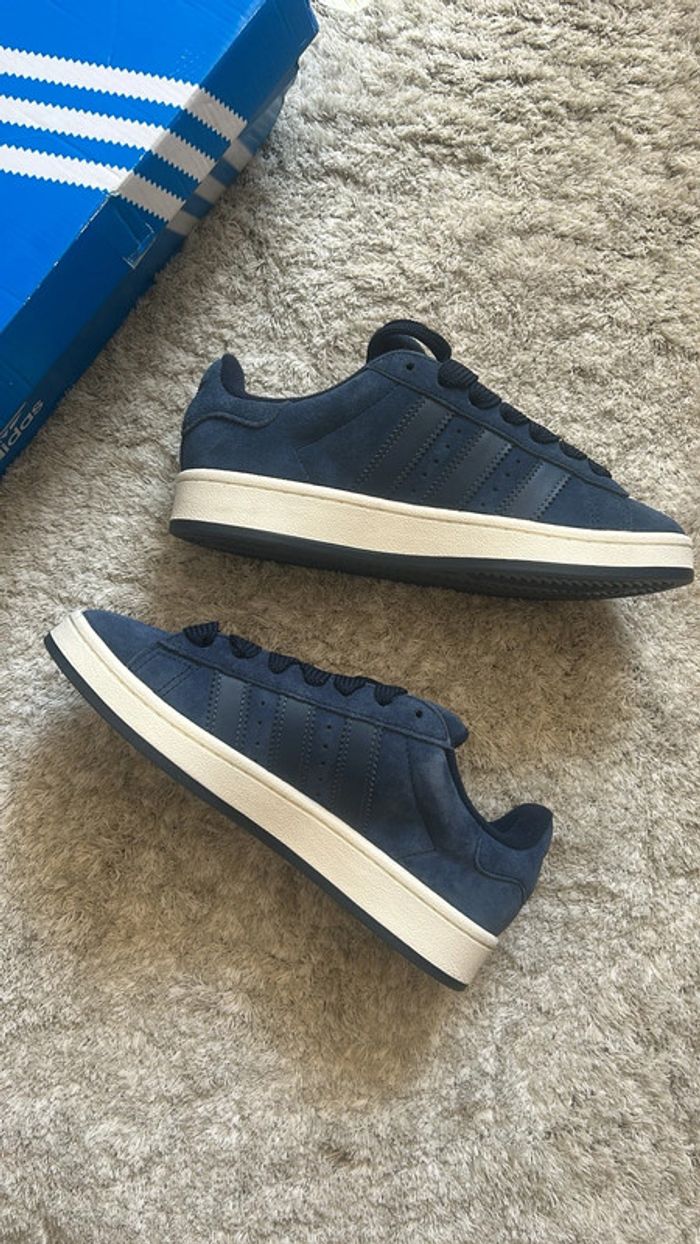 Adidas Campus 00s – Marine Blue White / Bleu Marine Blanc – Taille 40⅔ - photo numéro 3