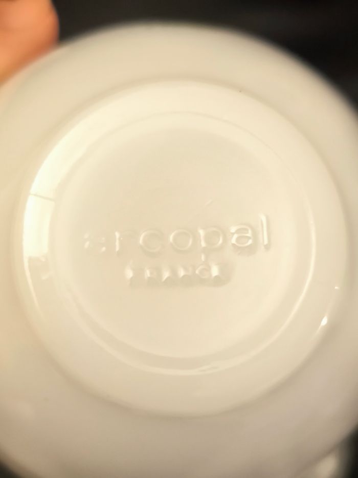 Magnifique Service à Thé/Café Vintage Arcopal - Modèle "Rose Pêche" vintage années 60/70 - photo numéro 7