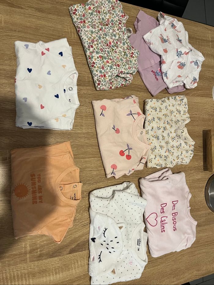 Lot pyjamas fille 3 mois