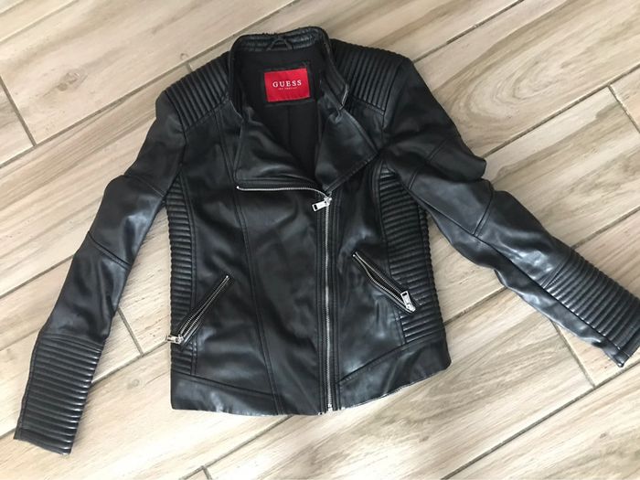 Veste similicuir noir guess S