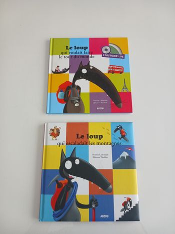 Lot 2 Livres "Le Loup" - Auzou (Éditions originales)