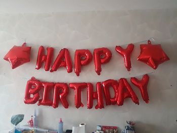 Decoration anniversaire