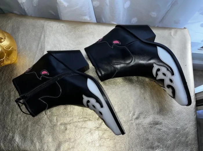 Superbes bottines en cuir, taille 38, Neuf - Paul & Joe - photo numéro 11