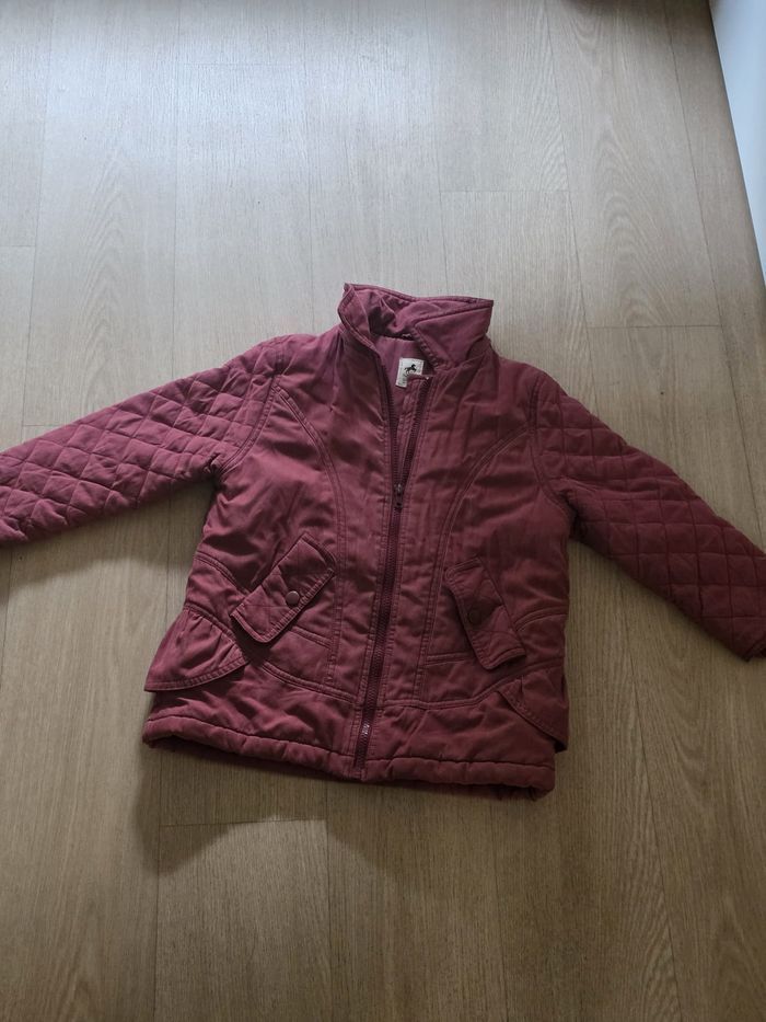 Veste matelassée bordeaux fille Palomino, taille 116 - photo numéro 4