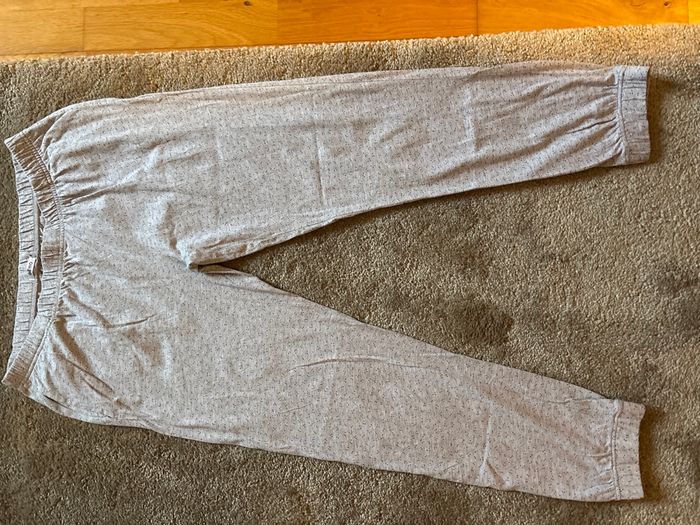 Pantalon pyjama gris Gemo M etat neuf
