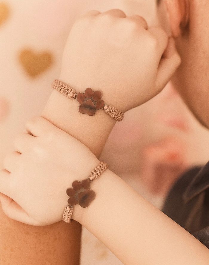 Bracelet patte beige