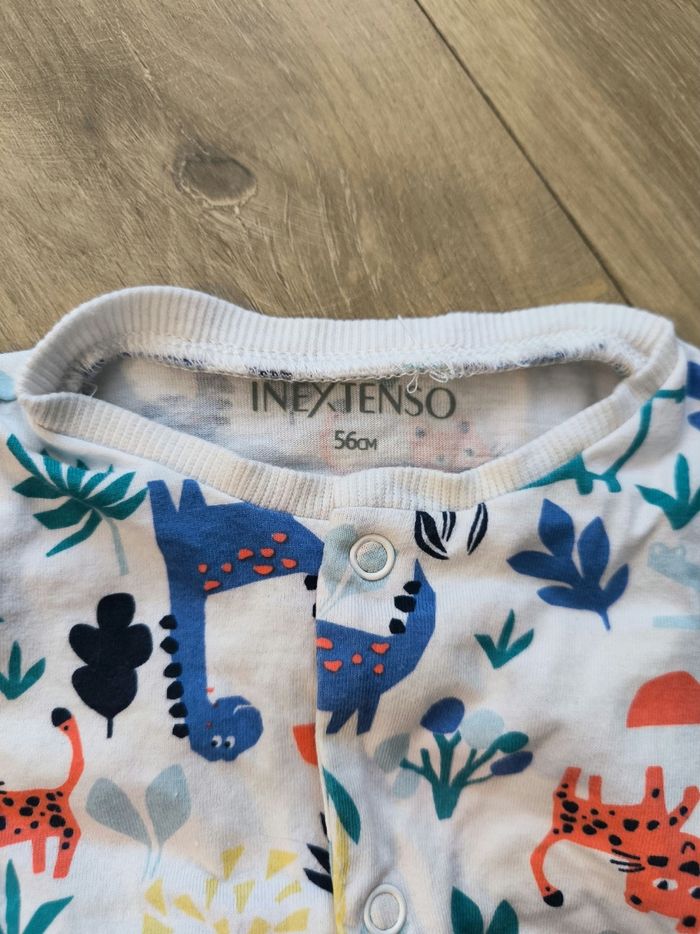 Grenouillère / body manches courtes In Extenso 1 moi - photo numéro 2