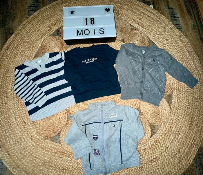 Lot gilet • 18M
