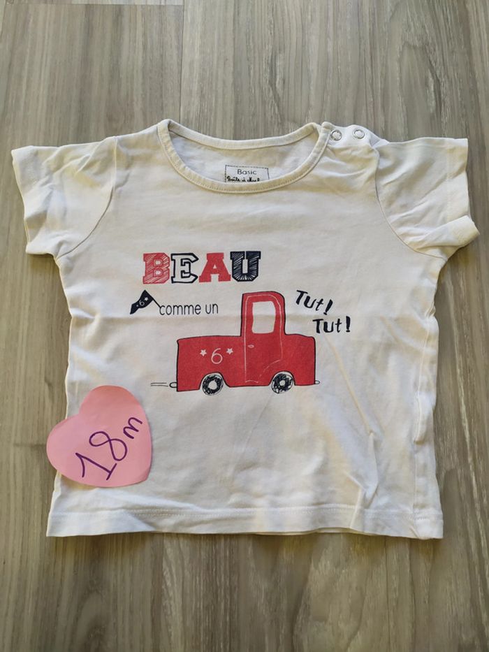 t-shirt mc 18 mois