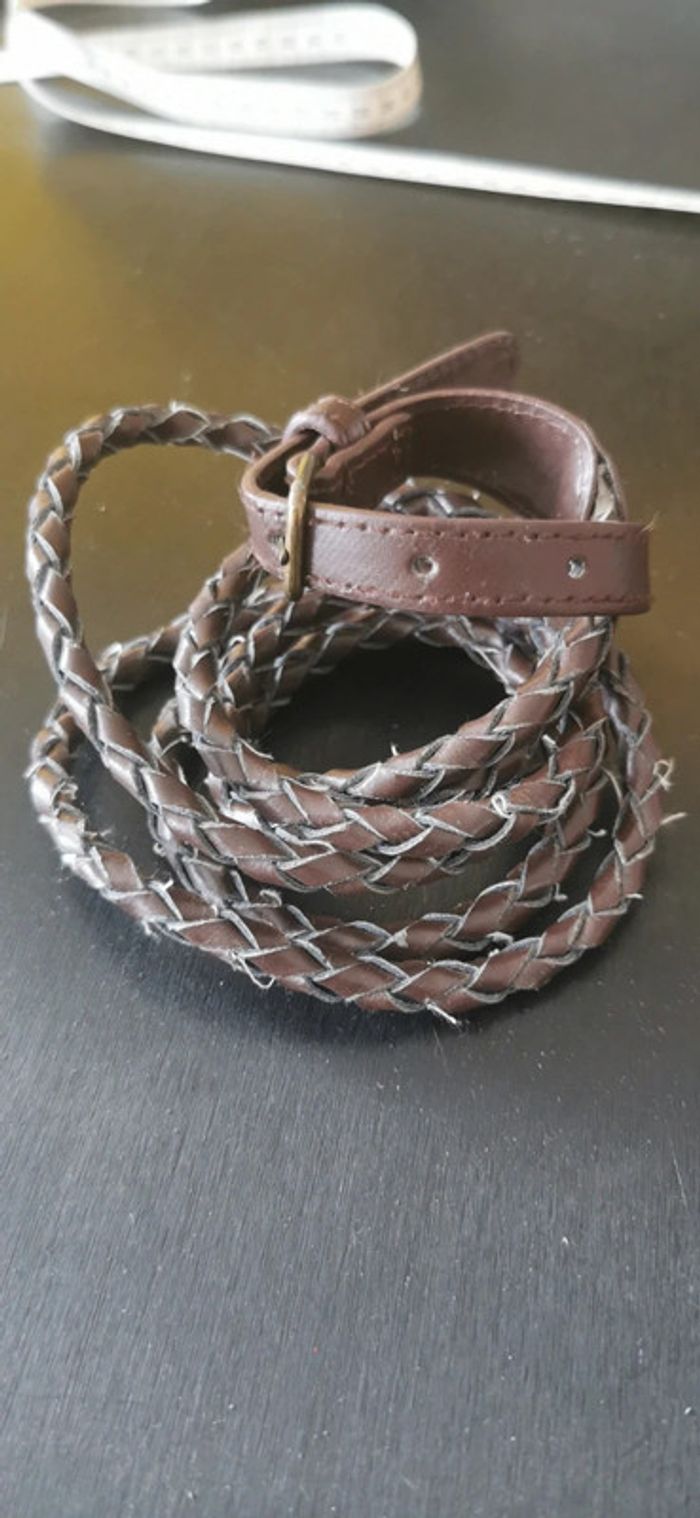 Ceinture tressée