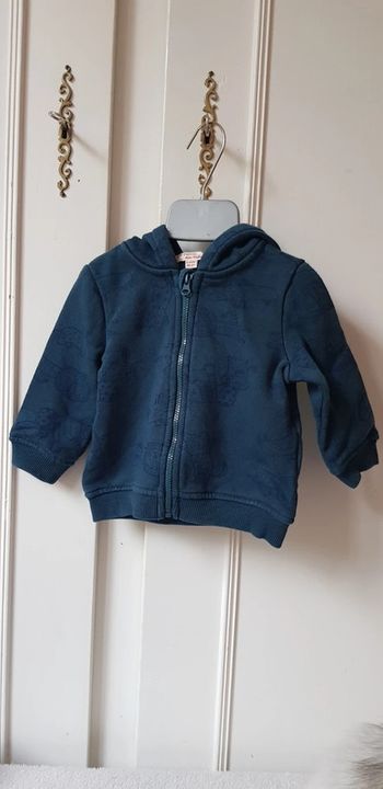 Gilet sweat zippé DPAM 6 mois