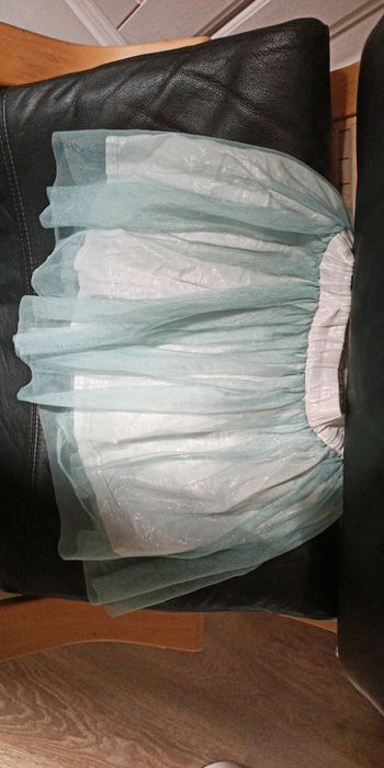 Jupe avec doublure brillante argenté