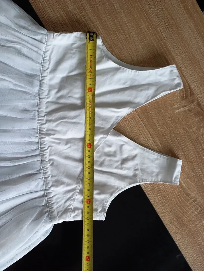Robe blanche de cérémonie 8/10 ans - photo numéro 15