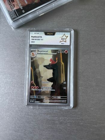 Carte  Pokémon Reptincel  169/165 pca 9,5