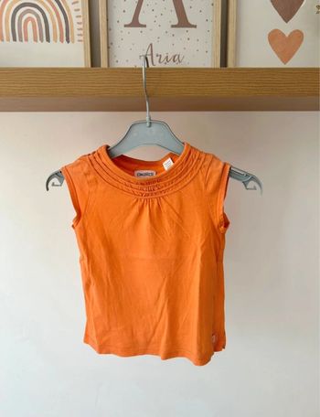 Teeshirt orange Okaidi