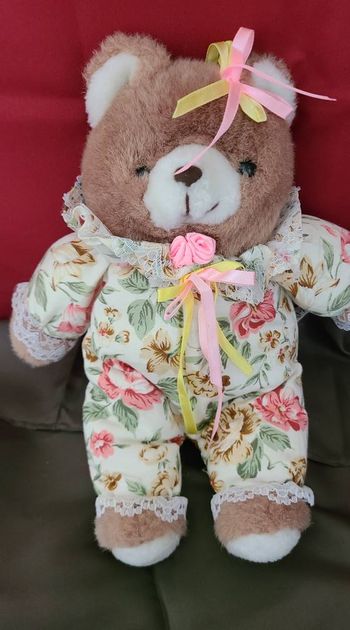 Vintage Ancienne peluche ours marron Play Makers