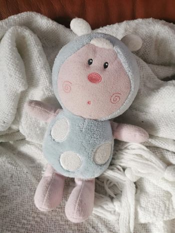 Peluche lumineuse coccinelle Luminou papillou