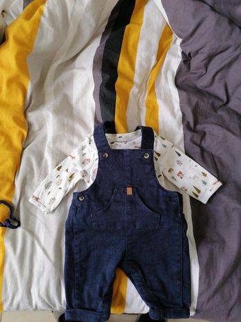 Ensemble salopette plus bodie