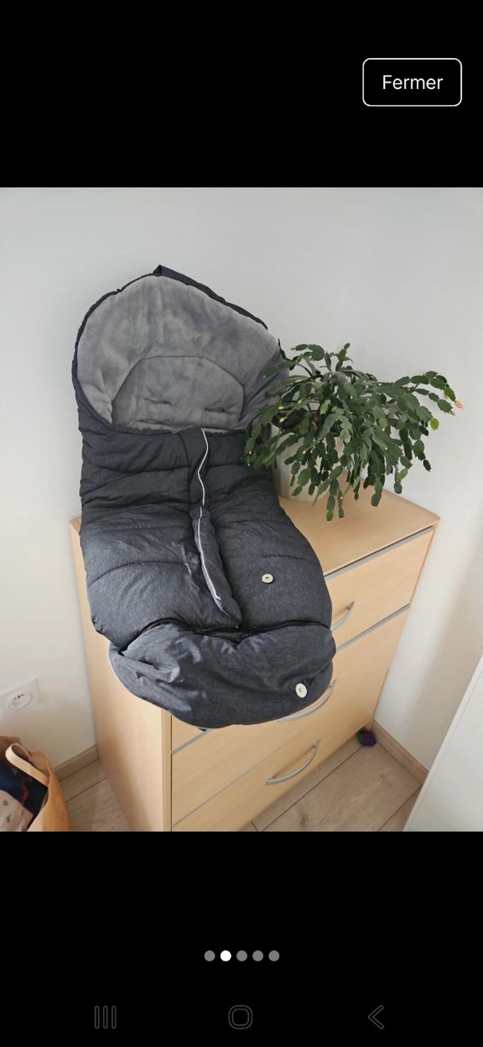 Chancelière polaire hiver chaude universelle  poussette Clevamam1 - photo numéro 2