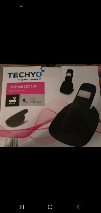 Lot téléphone fixe