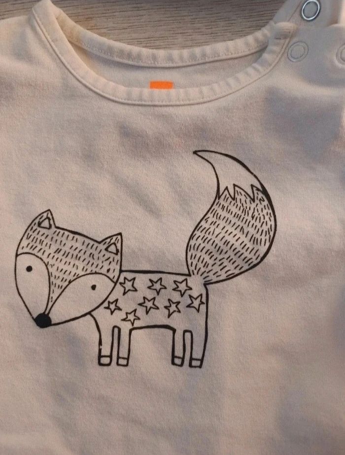 Ensemble 3 pièces 3 mois Hema comme neuf motif renard - photo numéro 4
