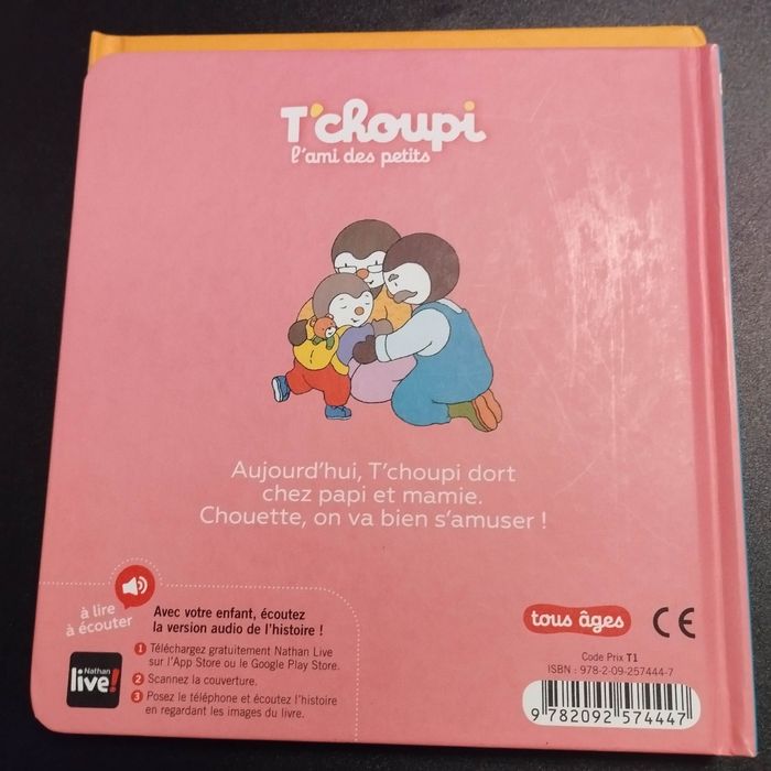 Livres Nathan enfants T'choupi lot de 4 - photo numéro 5