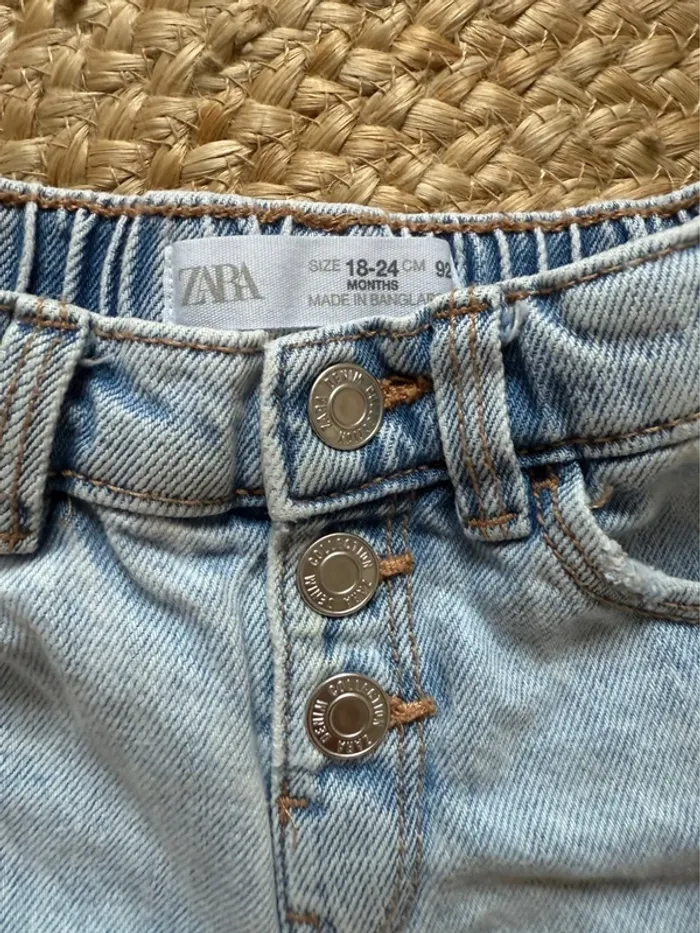 Short en jeans - Zara - 24 mois - photo numéro 3