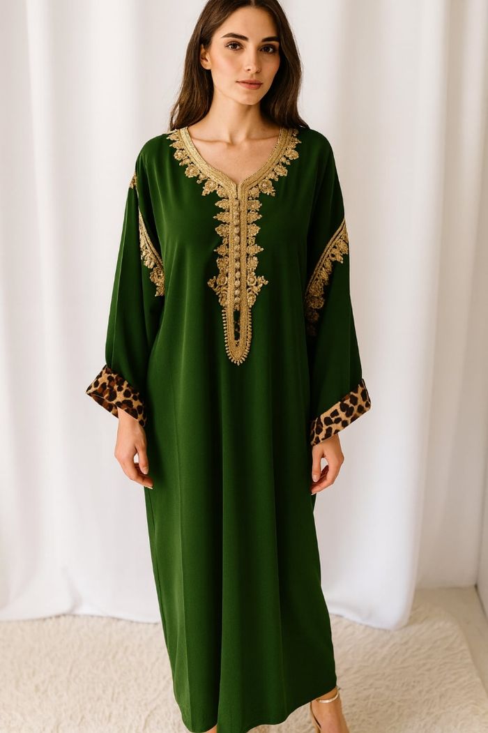 Caftan marocain brodé