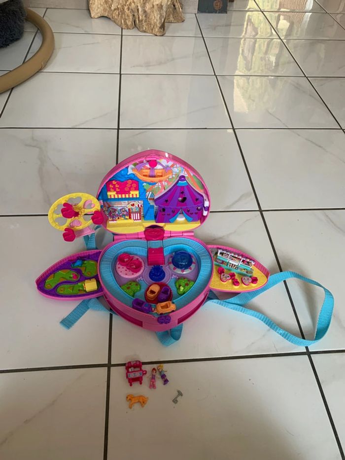 Sac à dos coeur fête forraine polly pocket
