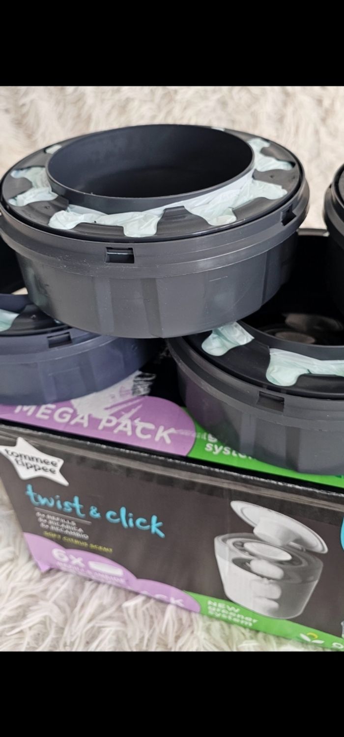 Lot de 5 recharges originales Twist & Click Tommee Tippee neufs - photo numéro 4