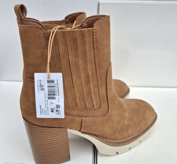 Bottines à talons Neuve Marron - photo numéro 4