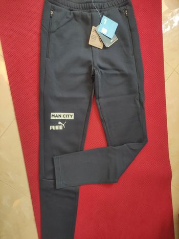 Pantalon de foot Manchester City, Puma Authentique Officiel taille enfant 12/13 ans, Neuf