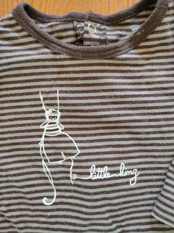 T-shirt manches longues à pression le petit prince - photo numéro 2