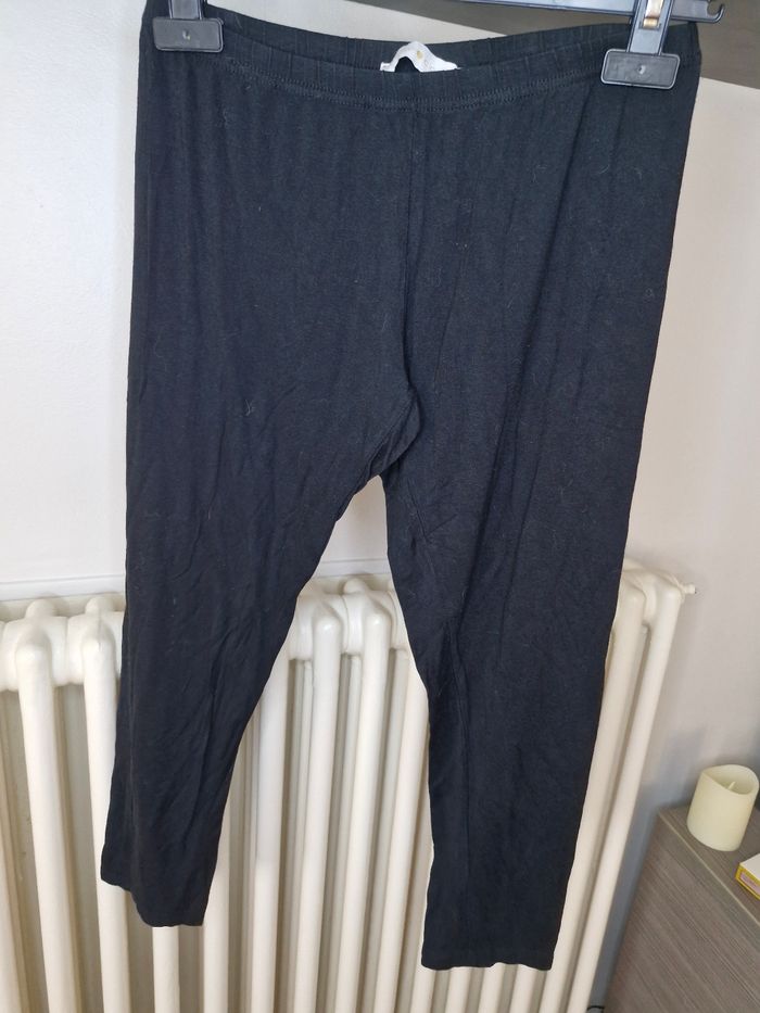 Legging noir coeur cache cache taille 40 - photo numéro 3