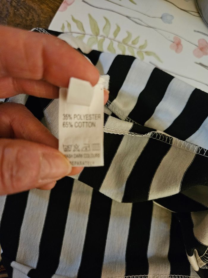 Veste gilet rayé marine T M - photo numéro 4