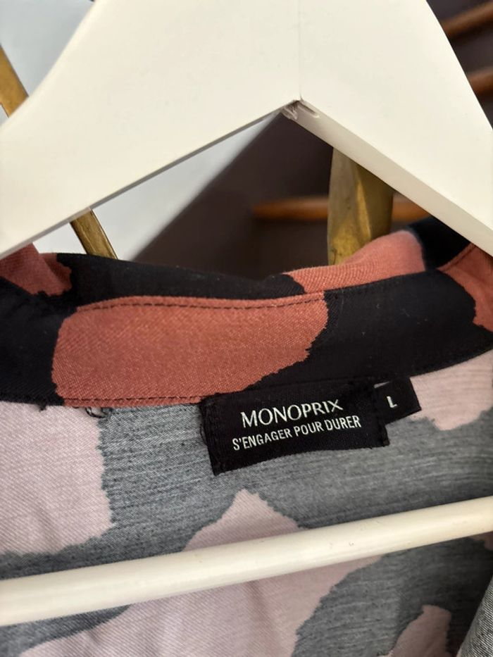 Longue robe Monoprix ceinture - photo numéro 3