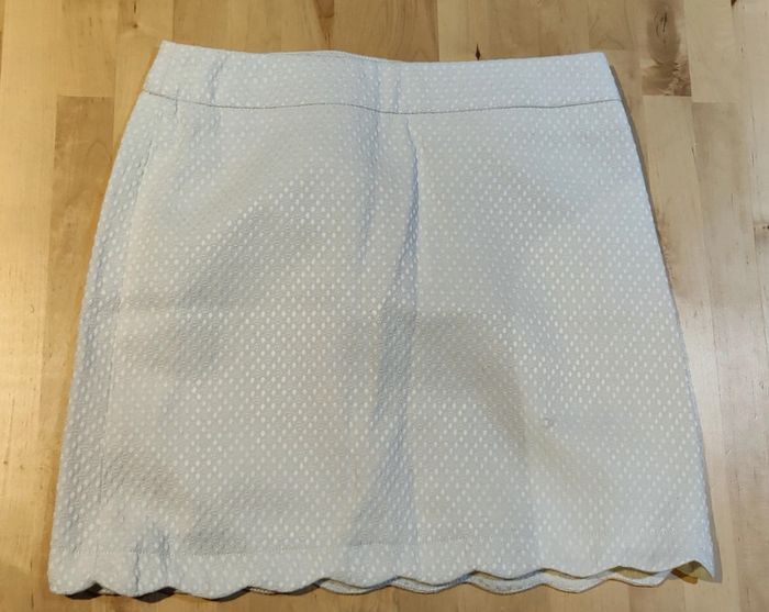 Jupe crème style broderie Camaïeu