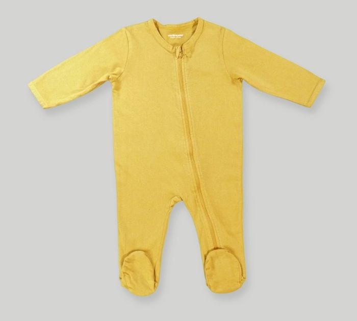 Pyjama dors-bien grenouillère jersey jaune Vertbaudet 9 mois garçon - photo numéro 2