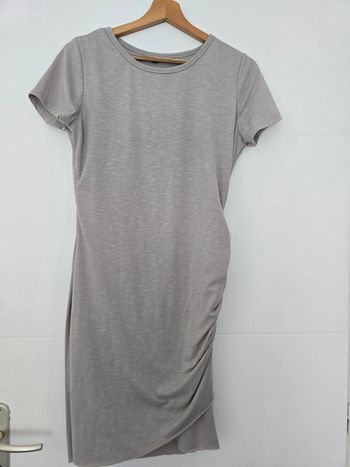 Robe grise doublée
