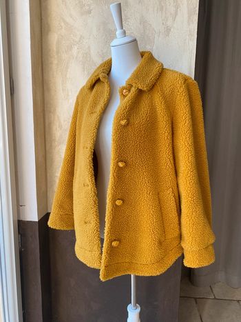 Veste moumoute moutarde H&M 36