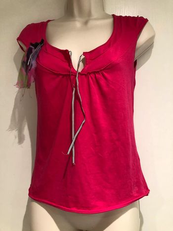 T-shirt on step Rose fuchsia taille 38