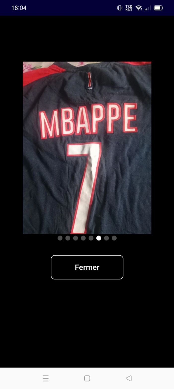Tee shirt foot Paris Saint Germain garçon - photo numéro 6