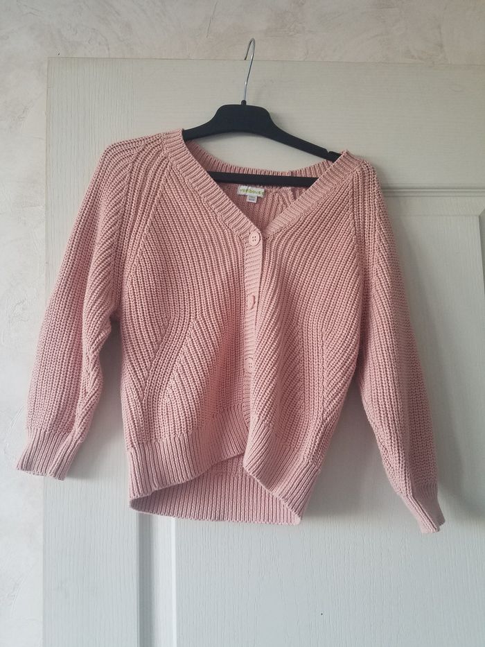 Ensemble fille robe gilet Verbaudet 6/7 ans tbe - photo numéro 3