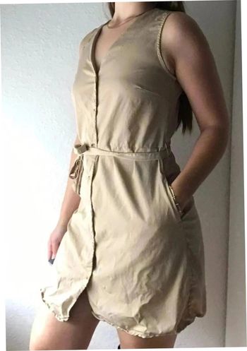 Robe avec poches Vero Moda beige T38