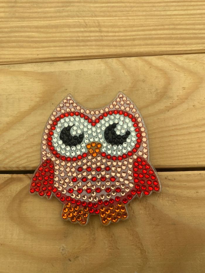 Magnet hibou 🦉 en Diamond painting