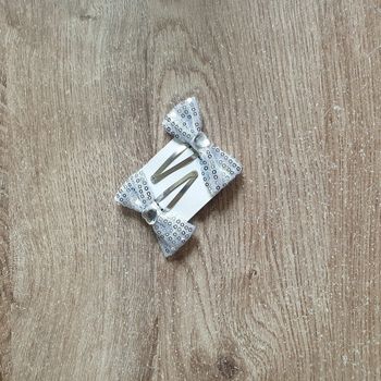 🩷 Lot de 2 barrettes avec nœuds et cœur strass #emyfleury_accessoirescheveux